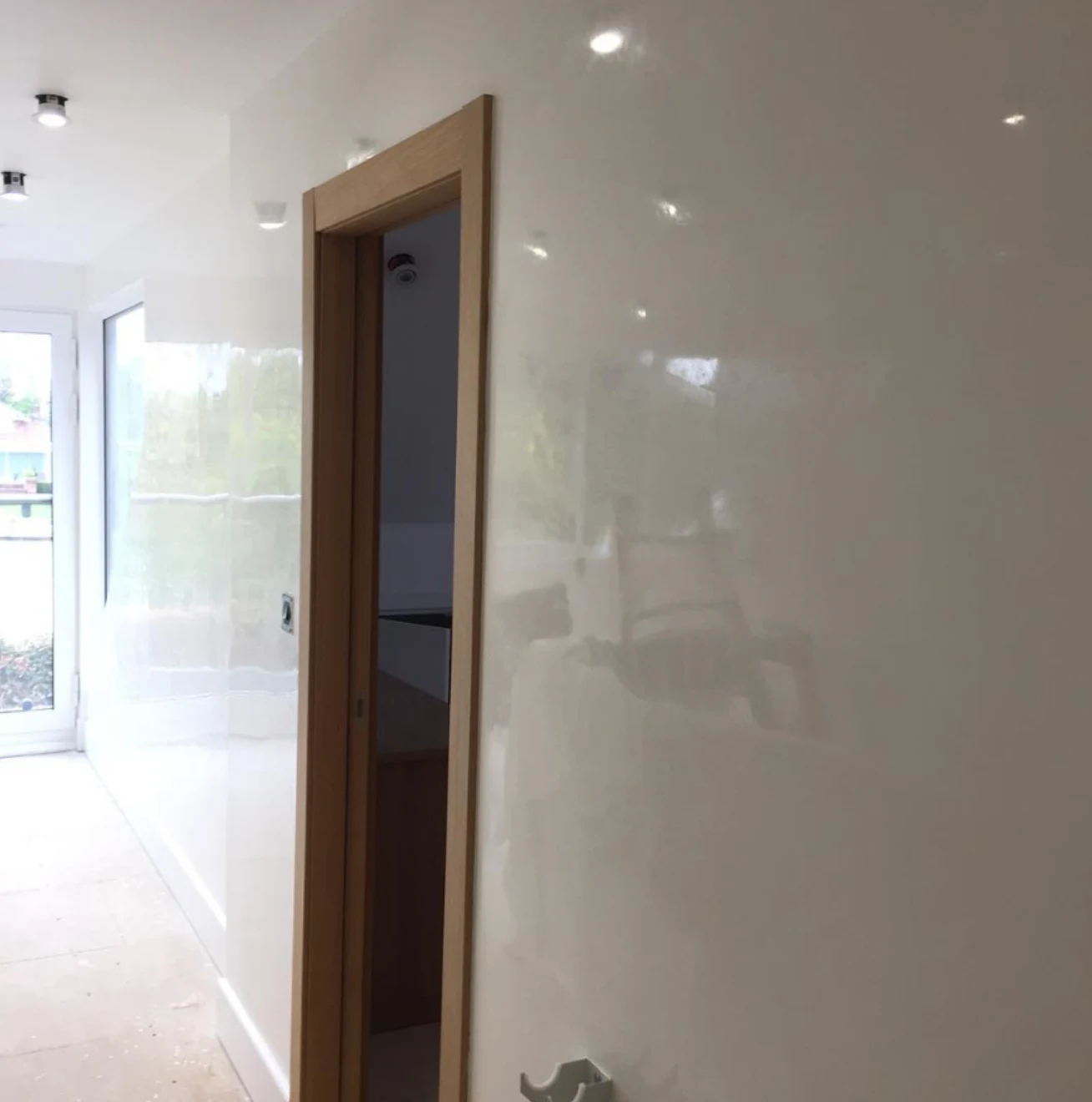 Marmorino Hallway - Interior decorative finish by Simon Hickman